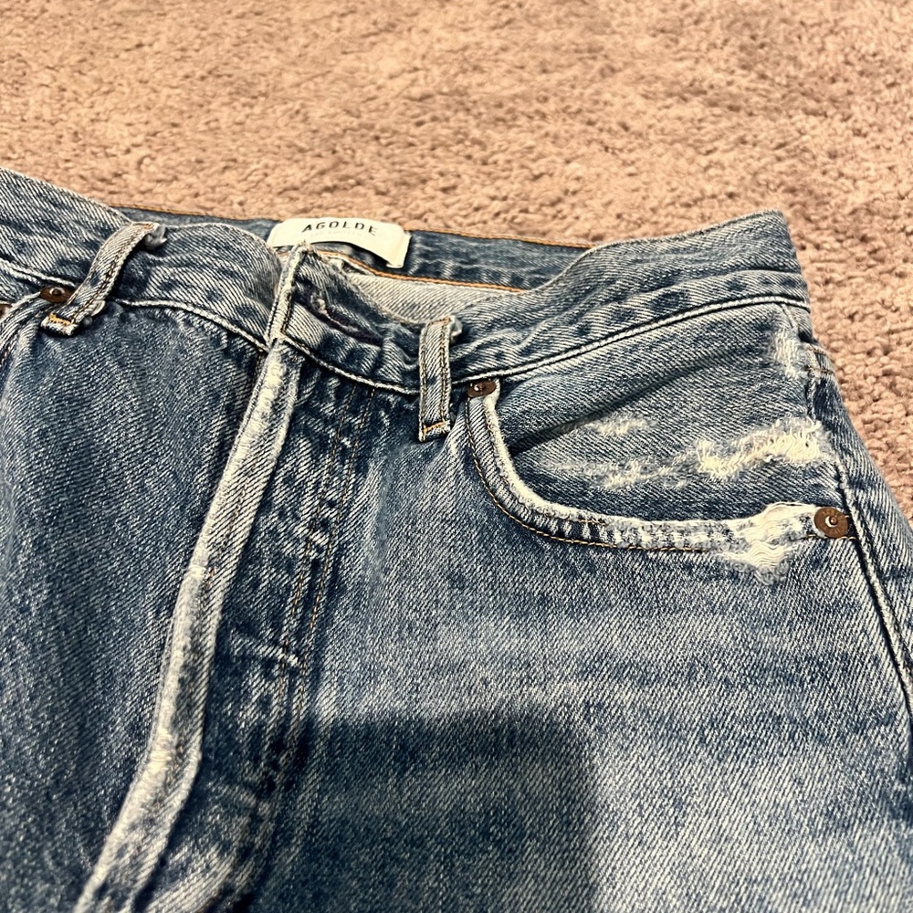 AGOLDE Riley High Rise Straight Crop Jeans - Picture 5 of 16